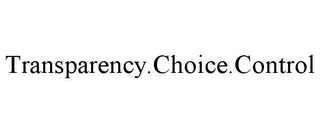 TRANSPARENCY.CHOICE.CONTROL