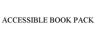 ACCESSIBLE BOOK PACK