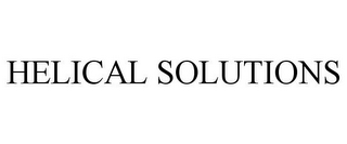 HELICAL SOLUTIONS