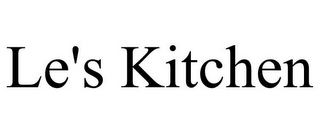 LE'S KITCHEN