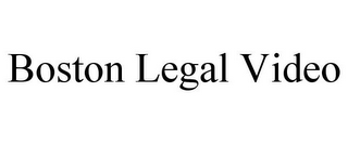 BOSTON LEGAL VIDEO