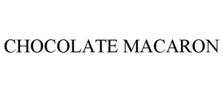 CHOCOLATE MACARON