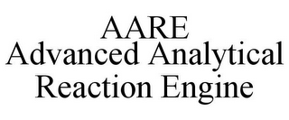 AARE ADVANCED ANALYTICAL REACTION ENGINE