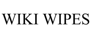 WIKI WIPES