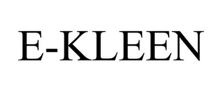 E-KLEEN