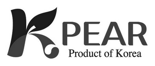 K PEAR PRODUCT OF KOREA