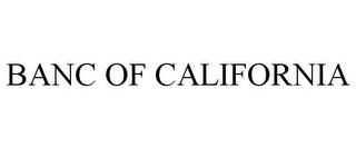 BANC OF CALIFORNIA