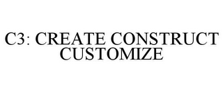 C3: CREATE CONSTRUCT CUSTOMIZE