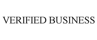 VERIFIED BUSINESS