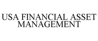 USA FINANCIAL ASSET MANAGEMENT