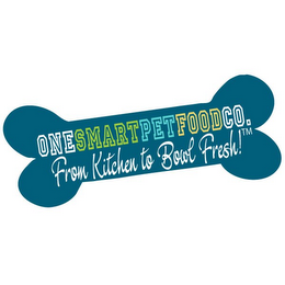 ONESMARTPETFOODCO. FROM KITCHEN TO BOWL FRESH!