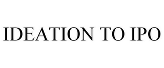 IDEATION TO IPO