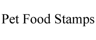 PET FOOD STAMPS