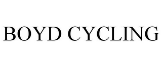 BOYD CYCLING