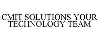 CMIT SOLUTIONS YOUR TECHNOLOGY TEAM