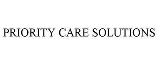 PRIORITY CARE SOLUTIONS