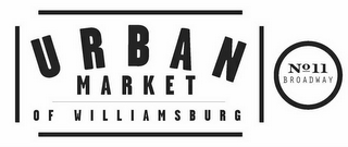 URBAN MARKET OF WILLIAMSBURG NO. 11 BROADWAY