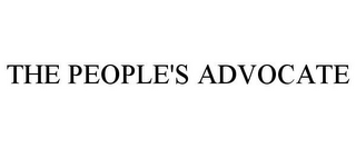 THE PEOPLE'S ADVOCATE