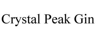 CRYSTAL PEAK GIN