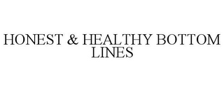 HONEST & HEALTHY BOTTOM LINES