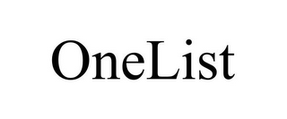 ONELIST