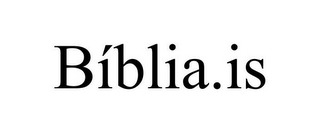 BÍBLIA.IS