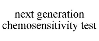 NEXT GENERATION CHEMOSENSITIVITY TEST