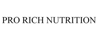 PRO RICH NUTRITION