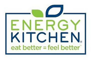 ENERGY KITCHEN EAT BETTER=FEEL BETTER