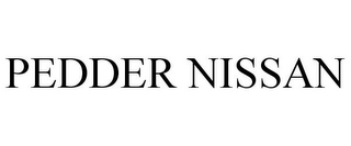 PEDDER NISSAN