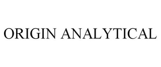 ORIGIN ANALYTICAL