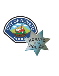 CITY OF NOVATO POLICE NOVATO 1960 CALIFORNIA POLICE