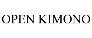 OPEN KIMONO