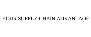 YOUR SUPPLY CHAIN ADVANTAGE