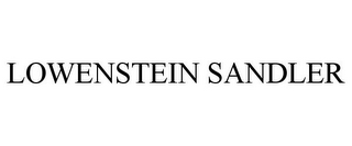 LOWENSTEIN SANDLER