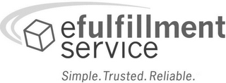 EFULFILLMENT SERVICE SIMPLE. TRUSTED. RELIABLE.