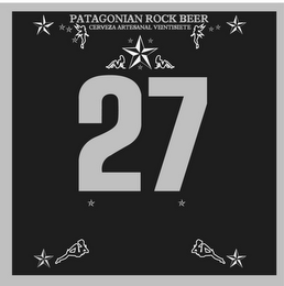 27 PATAGONIAN ROCK BEER CERVEZA ARTESANAL VEINTISIETE