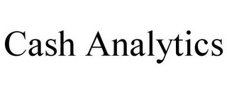 CASH ANALYTICS