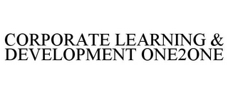 CORPORATE LEARNING & DEVELOPMENT ONE2ONE