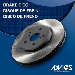 BRAKE DISC DISQUE DE FREIN DISCO DE FRENO ADVICS FOR SAFETY EVOLUTION