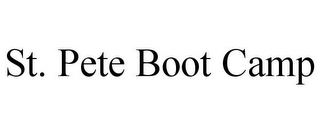 ST. PETE BOOT CAMP