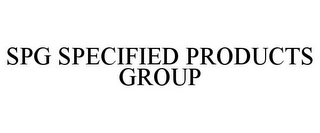 SPG SPECIFIED PRODUCTS GROUP