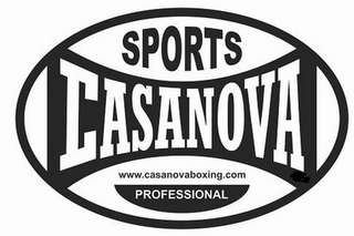 SPORTS CASANOVA WWW.CASANOVABOXING.COM PROFESSIONAL