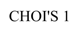 CHOI'S 1