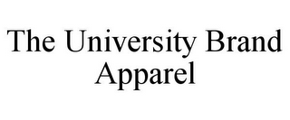 THE UNIVERSITY BRAND APPAREL