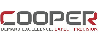 COOPER DEMAND EXCELLENCE. EXPECT PRECISION.