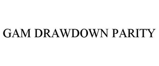 GAM DRAWDOWN PARITY