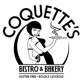 COQUETTE'S BISTRO & BAKERY GLUTEN FREE · BOLDLY LUSCIOUS