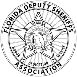 FLORIDA DEPUTY SHERIFFS ASSOCIATION MEMBER SINCE 2009 HONOR DEDICATION SERVICE