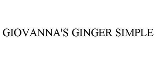 GIOVANNA'S GINGER SIMPLE